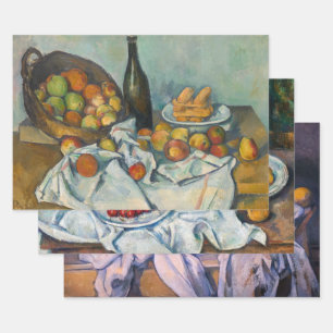 Feuille De Papier Cadeau Paul Cezanne - Toujours Vie Sélection de chefs-d'o