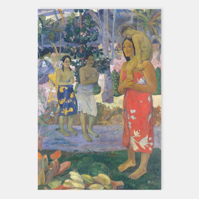 Feuille De Papier Cadeau Paul Gauguin - Hail Mary / Ia Orana Maria (Créateur téléchargé)