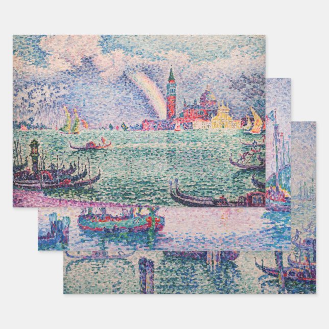 Feuille De Papier Cadeau Paul Signac - Sélection des chefs-d'oeuvre de Veni (Lot)