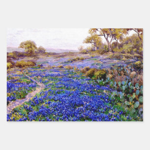 Feuille De Papier Cadeau Paysages de Bluebonnet par Julian Onderdonk