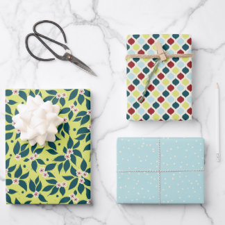 Feuille De Papier Cadeau Pear Tree Holiday