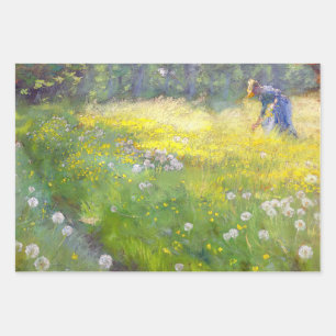 Feuille De Papier Cadeau Peder Severin Kroyer - Marie Kroyer dans le jardin