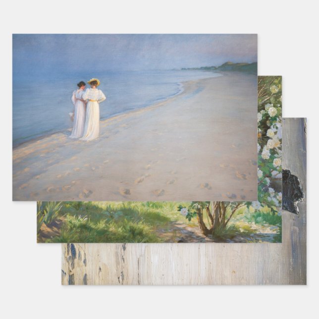 Feuille De Papier Cadeau Peder Severin Kroyer - Sélection de chefs-d'oeuvre (Lot)