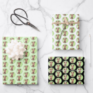 Feuille De Papier Cadeau Peinture Irlandaise Terrier - Cute Original Chien 