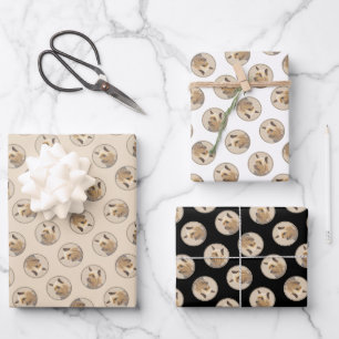 Feuille De Papier Cadeau Peinture originale de Terrier Australien Silky - A