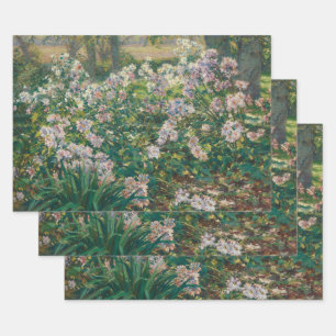 Feuille De Papier Cadeau Peinture vintage de fleurs à vent par Ruger Donoho