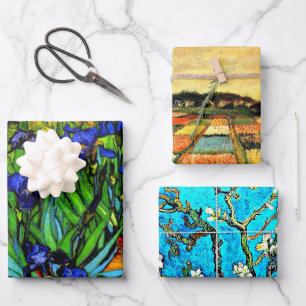 Feuille De Papier Cadeau Peintures populaires de Van Gogh,