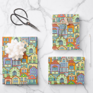 Feuille De Papier Cadeau Pendaison de crémaillère