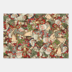 Feuille De Papier Cadeau Père Noël