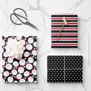 Feuille De Papier Cadeau Père Noël