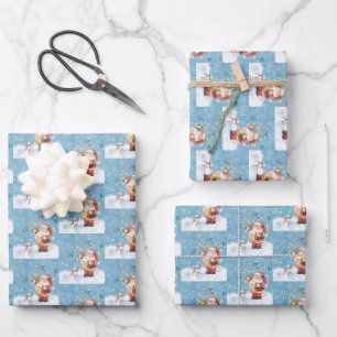 Feuille De Papier Cadeau Père Noël belle liste