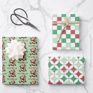 Feuille De Papier Cadeau Père Noël Zoomie Noël