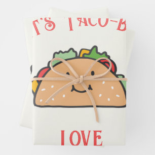 Feuille De Papier Cadeau Personnalisable Taco-bout-amour