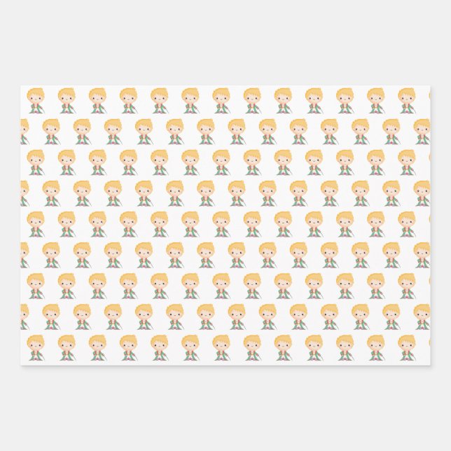 Feuille De Papier Cadeau Petit Prince (Devant)