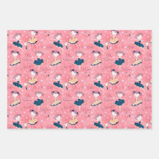 Feuille De Papier Cadeau Petite ballerine