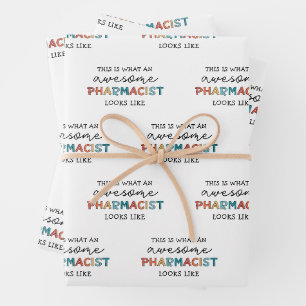 Feuille De Papier Cadeau Pharmacien Funny Awesome Pharmacist Cadeau