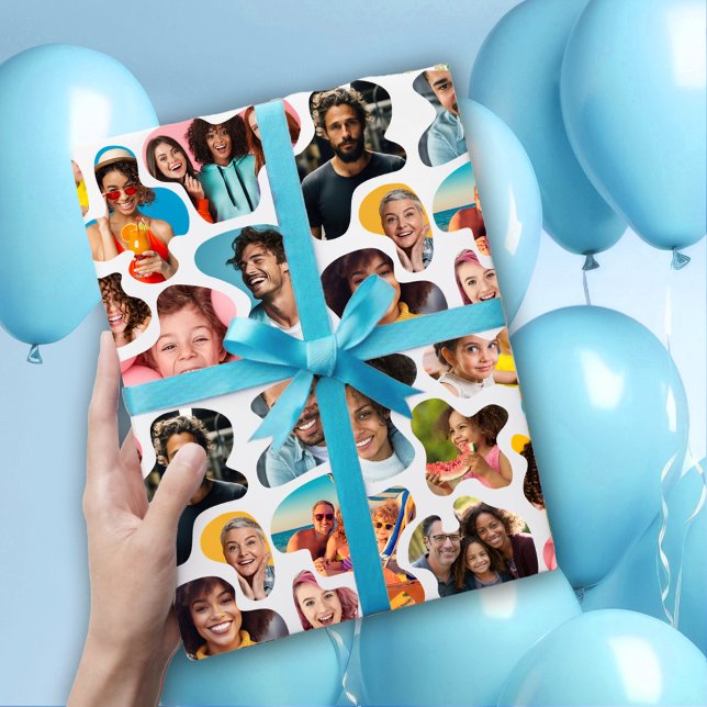 Feuille De Papier Cadeau Photo personnalisée (Créateur téléchargé)