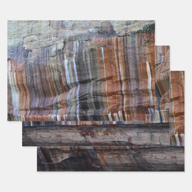 Feuille De Papier Cadeau Photos Rocks Michigan National Lakeshore (Lot)