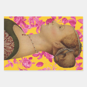 Feuille De Papier Cadeau Piero del Pollaiuolo, Portrait d'une jeune femme