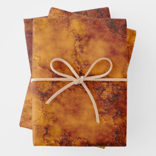 Feuille De Papier Cadeau Pierre rugueuse d'Halloween