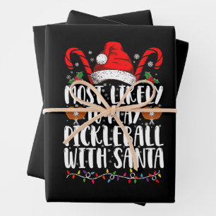 Feuille De Papier Cadeau Plus susceptible de jouer au pickleball avec la fa