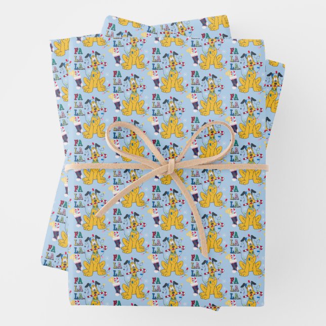 Feuille De Papier Cadeau Pluto | Fa La La (En situation)