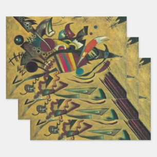 Feuille De Papier Cadeau Points de Wassily Kandinsky, Expressionnisme Vinta