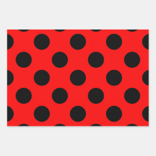 Feuille De Papier Cadeau Polka dot