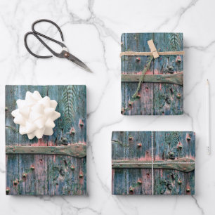 Feuille De Papier Cadeau Porte en bois décoratif cool
