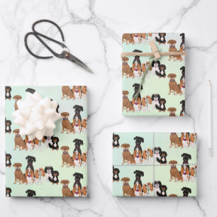 Feuille De Papier Cadeau Poster personnalisé ChienChienCute
