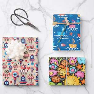 Feuille De Papier Cadeau Pour enfants 