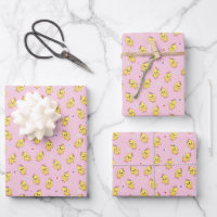 Poussin Fermier Animal Mignon Motif Kawaii Rose