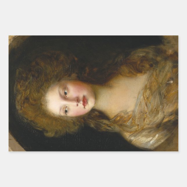 Feuille De Papier Cadeau Princesse Elizabeth (Devant)