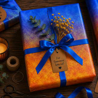 Feuille De Papier Cadeau Radiance Réinventée
