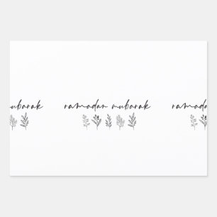 Feuille De Papier Cadeau Ramadan Moubarak !