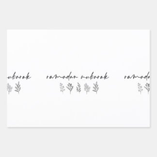 Feuille De Papier Cadeau Ramadan Moubarak !