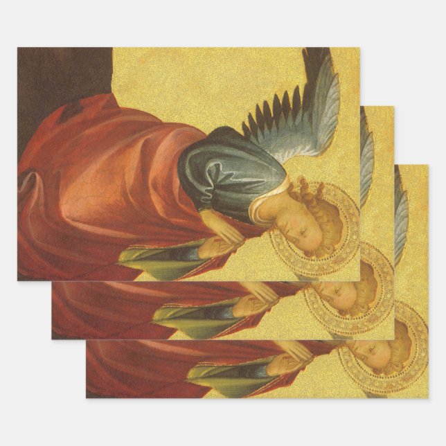 Feuille De Papier Cadeau Renaissance Angel by Master of the Bambino Vispo (Lot)