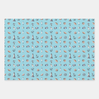 Feuille De Papier Cadeau Rêves nautiques !
