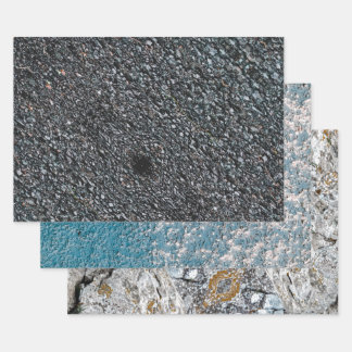 Feuille De Papier Cadeau Rocher et pierre, murs, galets, matériaux de const