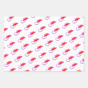 Feuille De Papier Cadeau Rock Yoga Queen Lotus