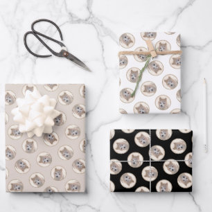 Feuille De Papier Cadeau rond2