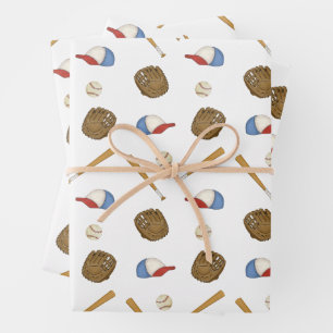 Feuille De Papier Cadeau Rookie de l'année Nostalgic Baseball cadeau envelo
