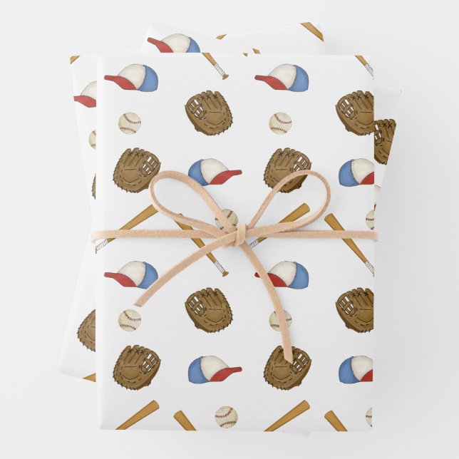 Feuille De Papier Cadeau Rookie de l'année Nostalgic Baseball cadeau envelo (En situation)