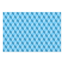 ROSE BLEU CLAIR PURPLE CUBE GÉOMÉTRIQUE MOTIFS