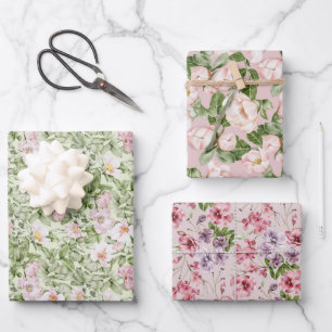 Feuille De Papier Cadeau Rose Pastel Pink Magnolia