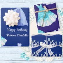 Royal Blue Princess Anniversaire