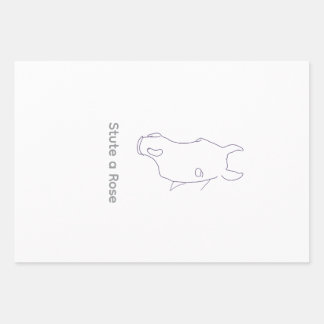 Feuille De Papier Cadeau Schimmel sagt Nein lustiges und süßes Pferde