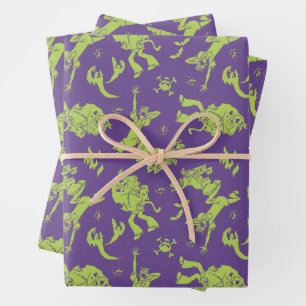 Feuille De Papier Cadeau Scooby-Doo   Shaggy & Scooby Running Scared
