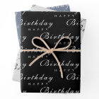 Script d'anniversaire minimaliste moderne