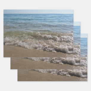 Feuille De Papier Cadeau Sea & Sand Beach